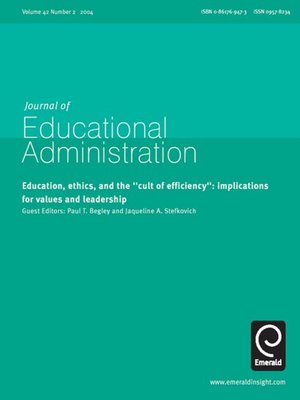 cover image of Journal of Educational Administration, Volume 42, Issue 2